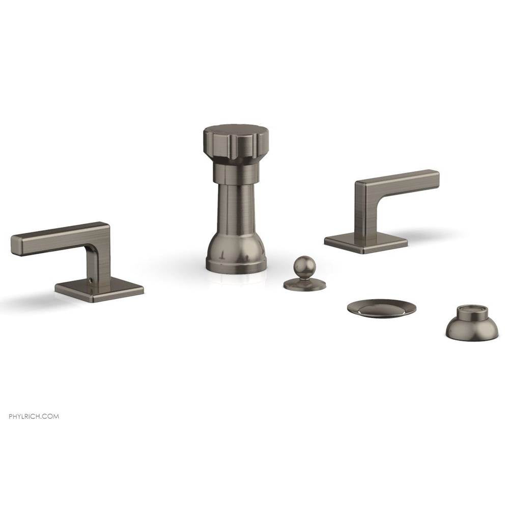 Phylrich - 4 Hole Bidet Lever Hdl - Pewter