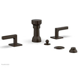 Phylrich - 4 Hole Bidet Lever Hdl - Antique Bronze