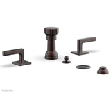 Phylrich - 4 Hole Bidet Lever Hdl - Weathered Copper