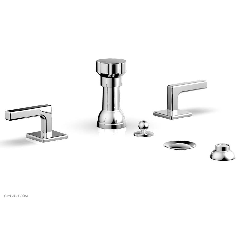 Phylrich - 4 Hole Bidet Lever Hdl - Polished Chrome