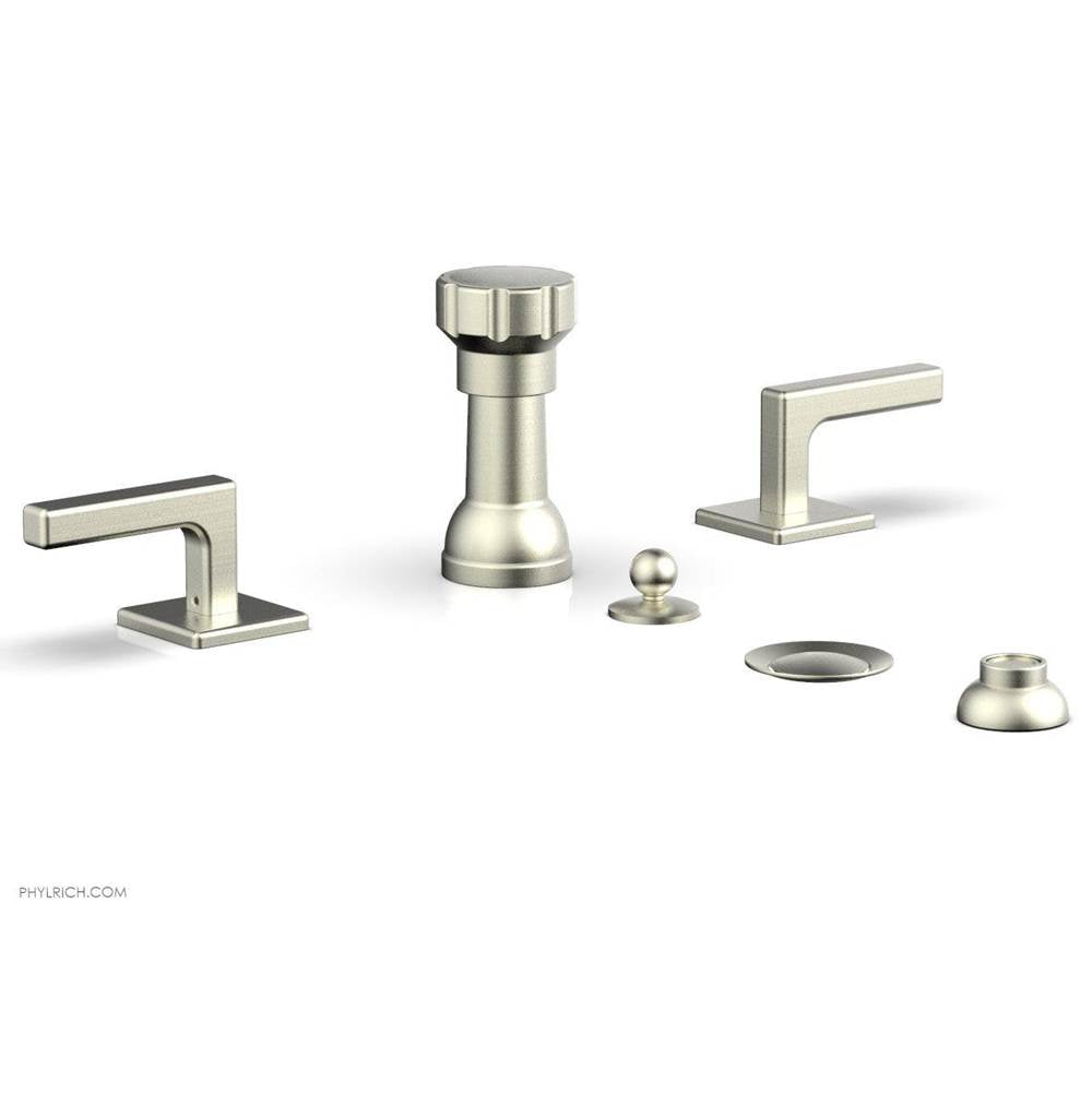 Phylrich - 4 Hole Bidet Lever Hdl - Satin Nickel