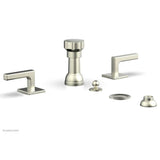 Phylrich - 4 Hole Bidet Lever Hdl - Satin Nickel
