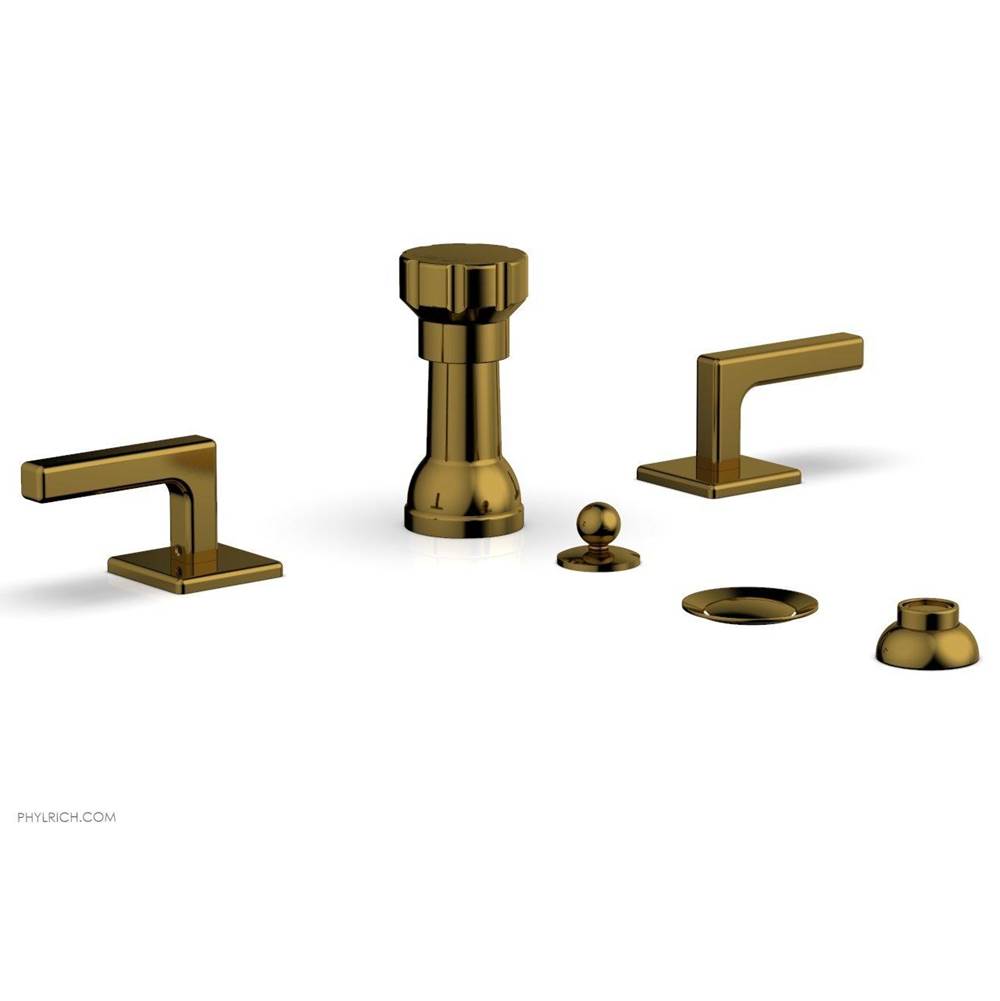 Phylrich - 4 Hole Bidet Lever Hdl - French Brass