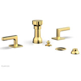 Phylrich - 4 Hole Bidet Lever Hdl - Satin Gold