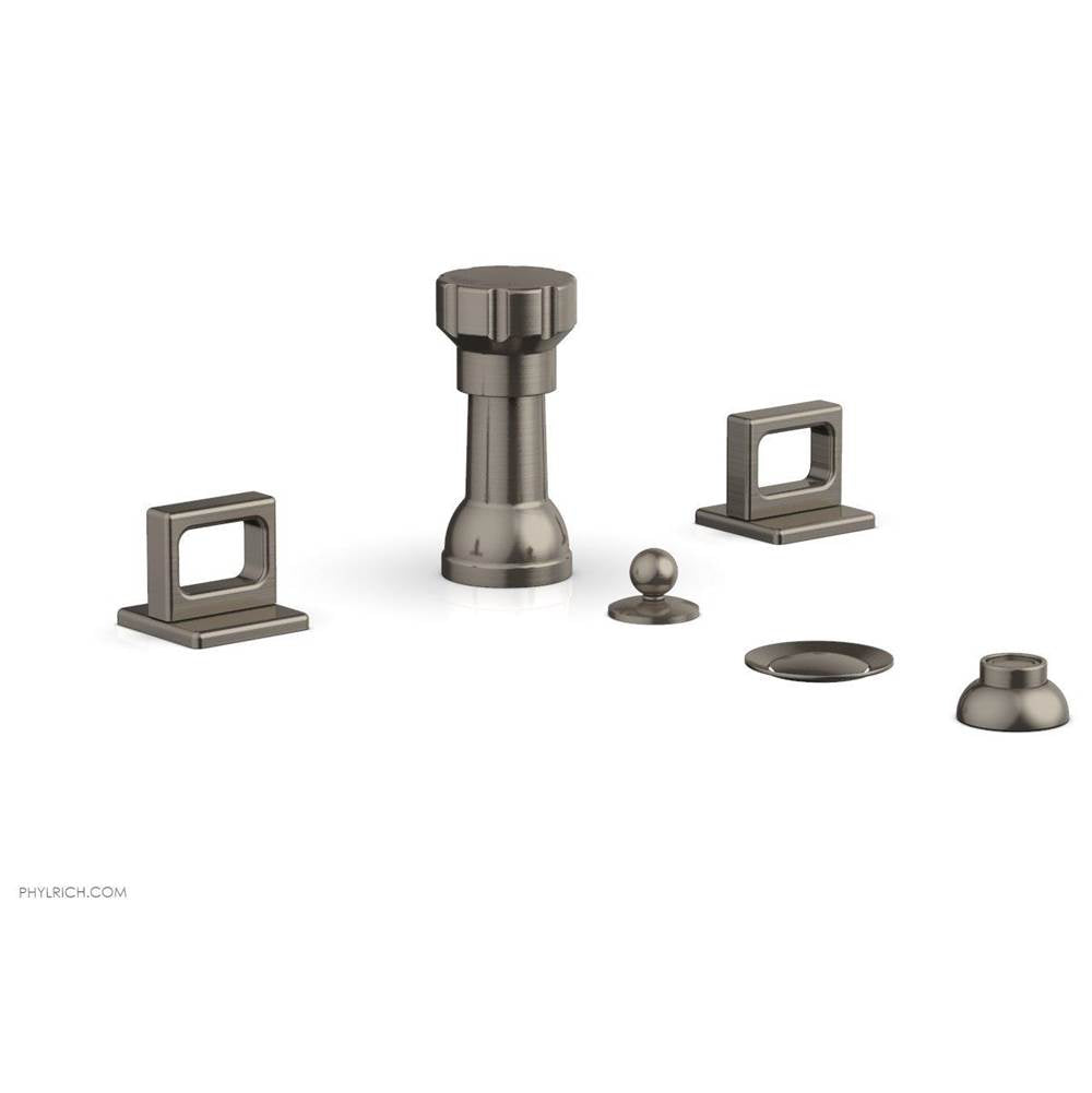 Phylrich - 4 Hole Bidet Ring Hdl - Pewter