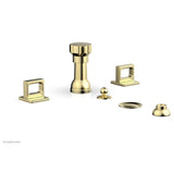 Phylrich - 4 Hole Bidet Ring Hdl - Polished Brass Uncoated