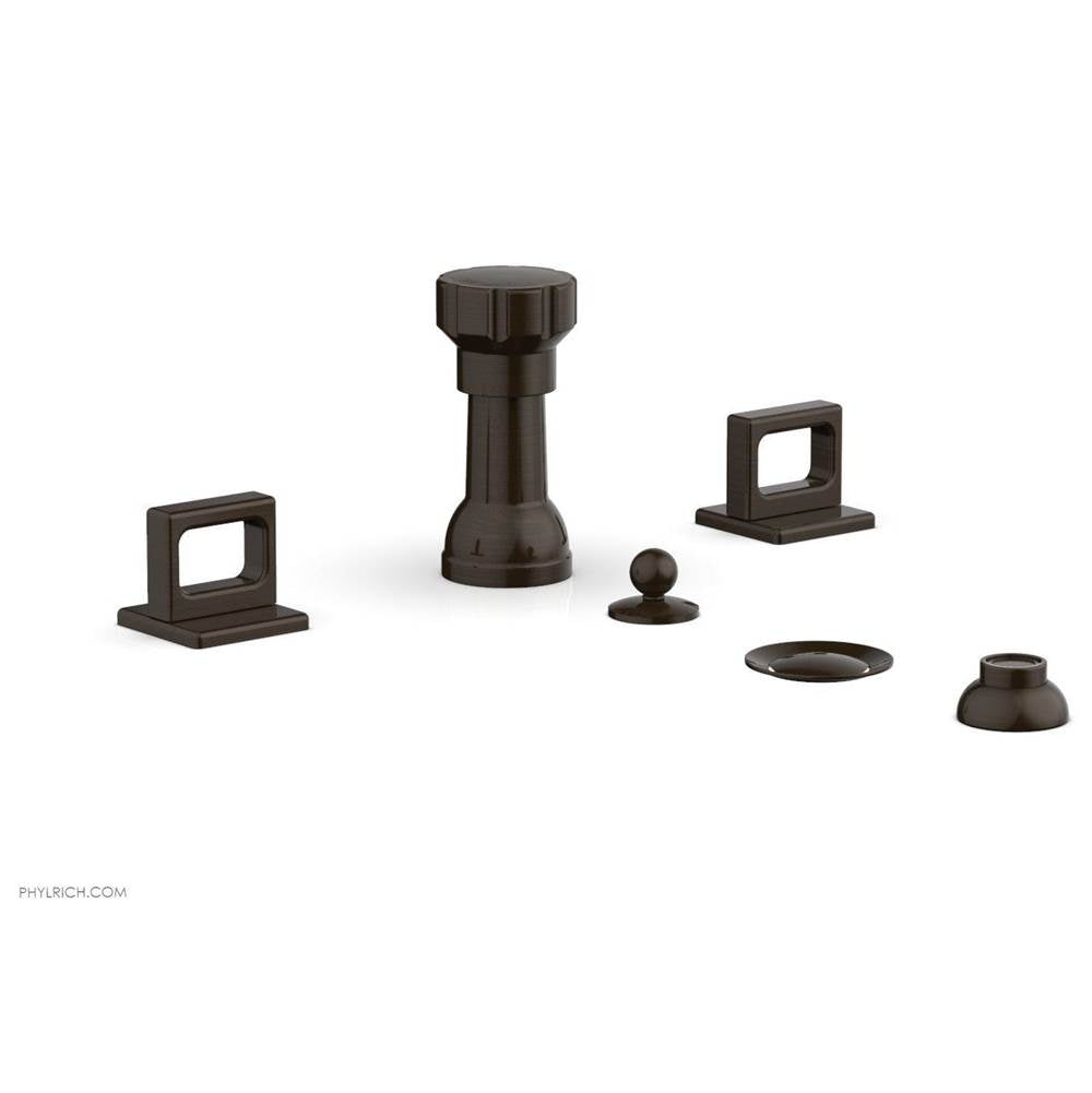 Phylrich - 4 Hole Bidet Ring Hdl - Antique Bronze