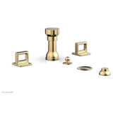 Phylrich - 4 Hole Bidet Ring Hdl - Satin Brass
