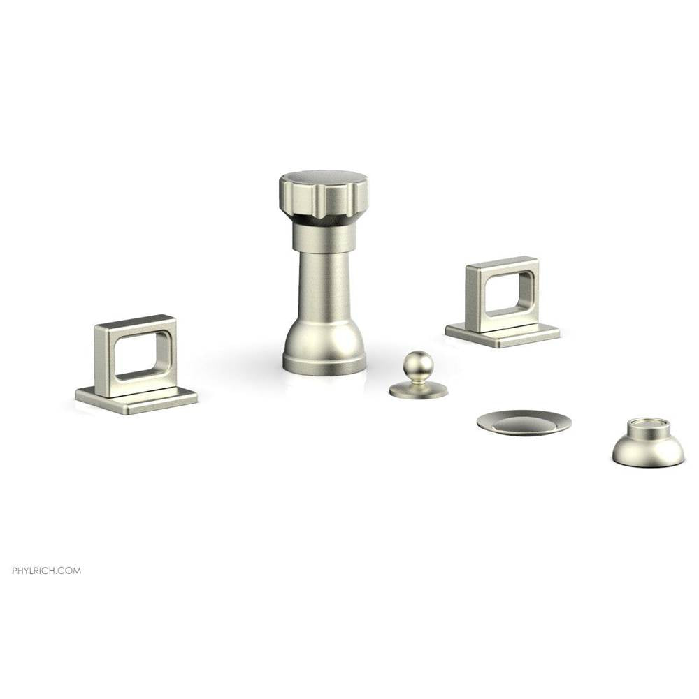 Phylrich - 4 Hole Bidet Ring Hdl - Satin Nickel