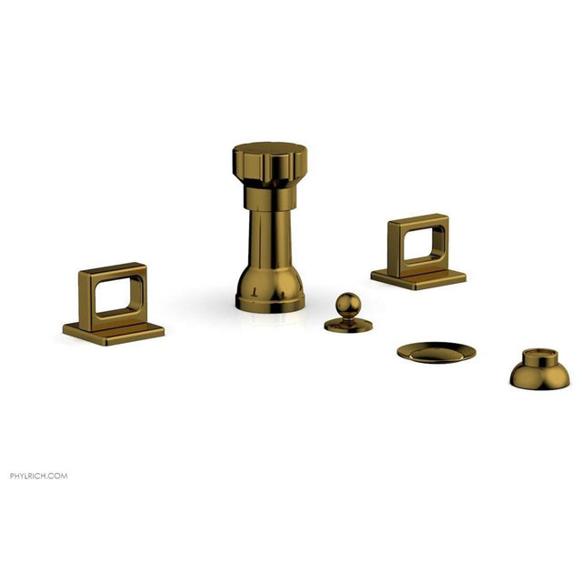Phylrich - 4 Hole Bidet Ring Hdl - French Brass