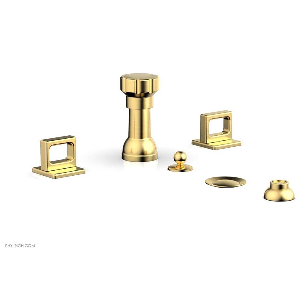 Phylrich - 4 Hole Bidet Ring Hdl - Satin Gold