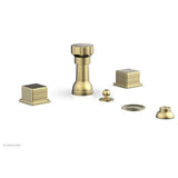 Phylrich - 4 Hole Bidet Cube Hdl - Burnished Gold