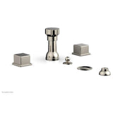 Phylrich - 4 Hole Bidet Cube Hdl - Polished Nickel