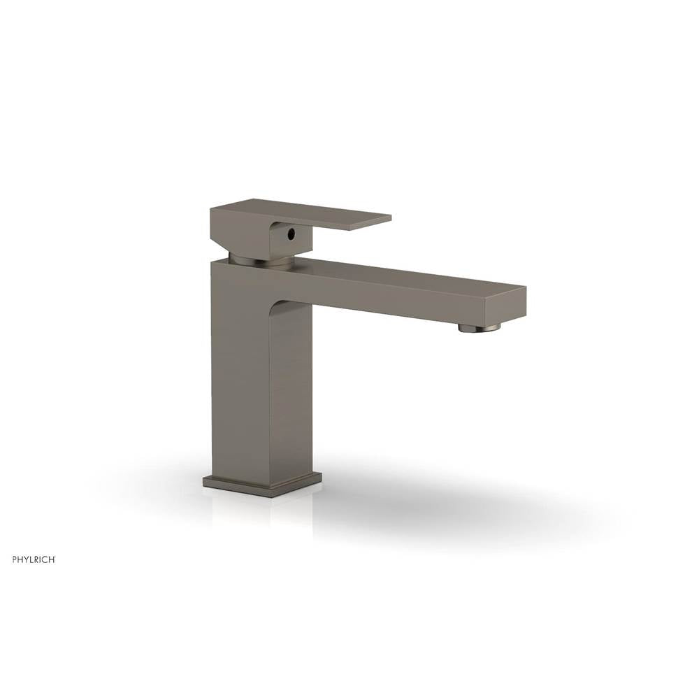 Phylrich - MIX Single Hole Lavatory Faucet Blade Handle 4-3/4'' Height 290L-06 - Pewter