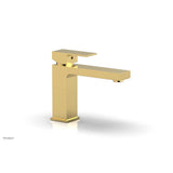 Phylrich - MIX Single Hole Lavatory Faucet Blade Handle 4-3/4'' Height 290L-06 - Satin Gold