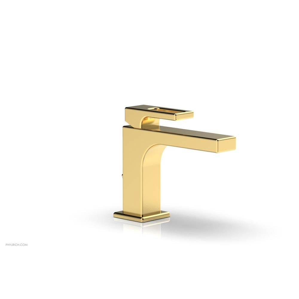 Phylrich - MIX Single Hole Lavatory Faucet Ring Handle 4-3/4'' Height 290L-07 - Satin chrome