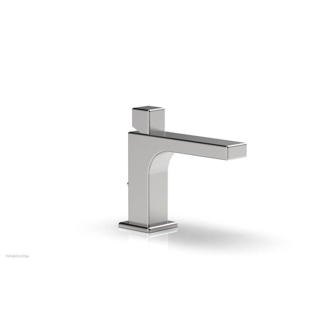 Phylrich - MIX Single Hole Lavatory Faucet Cube Handle 4-3/4'' Height 290L-08 - Pewter