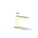 Phylrich - MIX Single Hole Lavatory Faucet Cube Handle 4-3/4'' Height 290L-08 - Polished Brass Uncoated