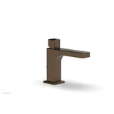 Phylrich - MIX Single Hole Lavatory Faucet Cube Handle 4-3/4'' Height 290L-08 - Oil Rubbed Bronze