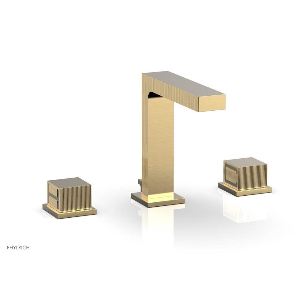 Phylrich - STRIA Widespread Faucet 291-04 - Satin Brass