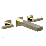 Phylrich - STRIA Wall Lavatory Set 291-12 - Polished Brass Uncoated