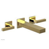 Phylrich - STRIA Wall Lavatory Set 291-12 - Polished Gold