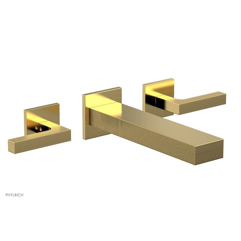 Phylrich - STRIA Wall Lavatory Set 291-12 - Satin Gold