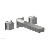Phylrich - STRIA Wall Lavatory Set 291-14 - Satin chrome