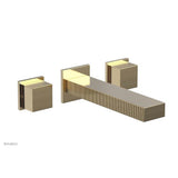 Phylrich - STRIA Wall Lavatory Set 291-14 - Satin Brass
