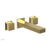 Phylrich - STRIA Wall Lavatory Set 291-14 - Satin Gold