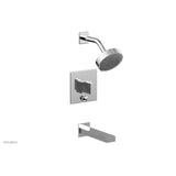 Phylrich - STRIA Pressure Balance Tub and Shower Set 291-26 - Polished Chrome