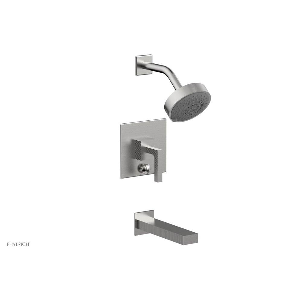 Phylrich - STRIA Pressure Balance Tub and Shower Set 291-27 - Satin chrome