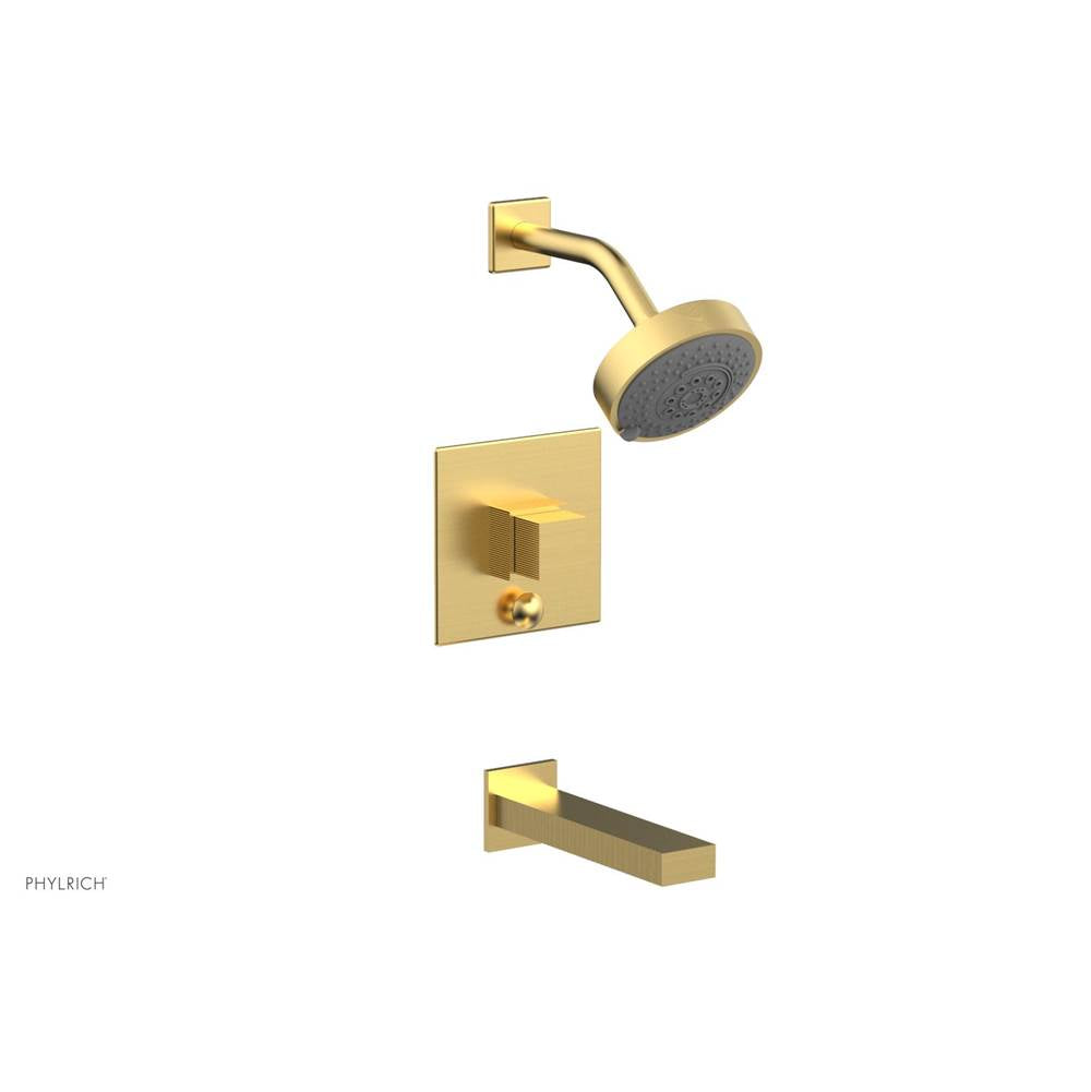 Phylrich - Pb T/S Set To Cube - Burnished Gold