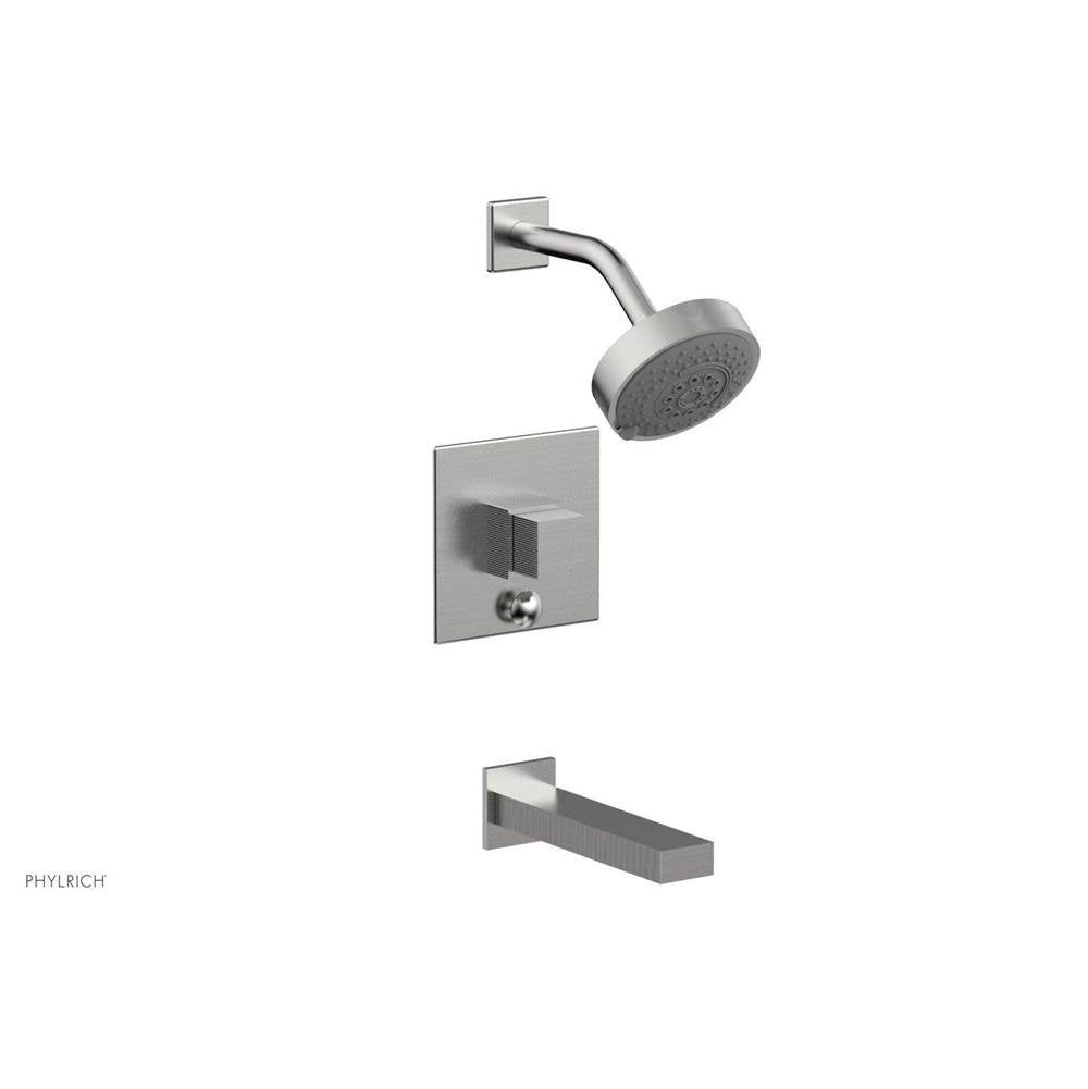 Phylrich - STRIA Pressure Balance Tub and Shower Set 291-29 - Satin chrome