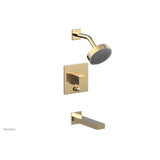 Phylrich - STRIA Pressure Balance Tub and Shower Set 291-29 - Satin Brass