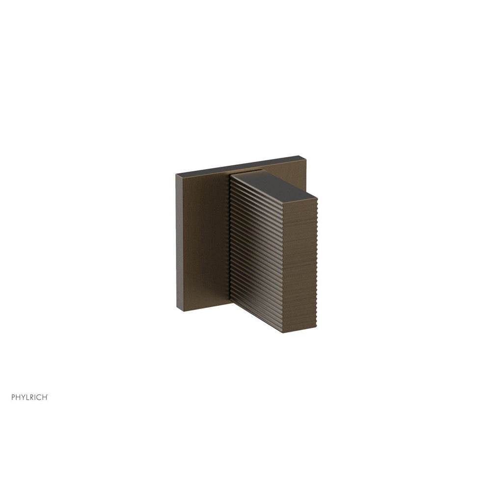 Phylrich - STRIA Volume Control/Diverter Trim Blade Handle 291-35 - Old English Brass