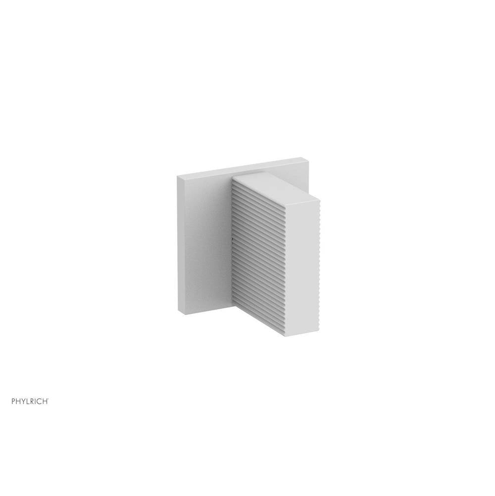 Phylrich - STRIA Volume Control/Diverter Trim Blade Handle 291-35 - Satin White