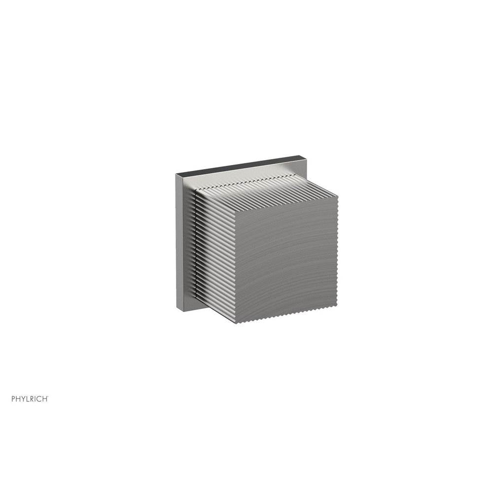 Phylrich - STRIA Volume Control/Diverter Trim Cube Handle 291-38 - Satin chrome