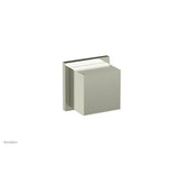 Phylrich - STRIA Volume Control/Diverter Trim Cube Handle 291-38 - Burnished Nickel