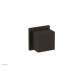 Phylrich - STRIA Volume Control/Diverter Trim Cube Handle 291-38 - Antique Bronze