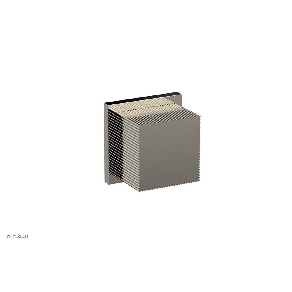 Phylrich - STRIA Volume Control/Diverter Trim Cube Handle 291-38 - Matte Black