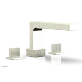 Phylrich - STRIA Deck Tub Set Blade Handles 291-40 - Burnished Nickel