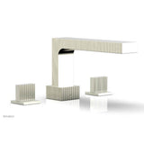 Phylrich - STRIA Deck Tub Set Blade Handles 291-40 - Satin Nickel