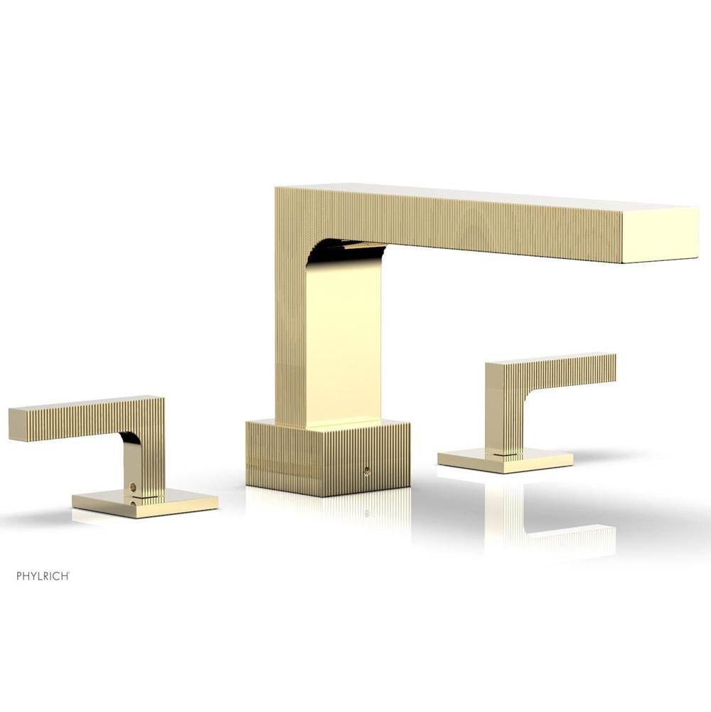 Phylrich - STRIA Deck Tub Set Lever Handles 291-41 - Polished Brass Uncoated