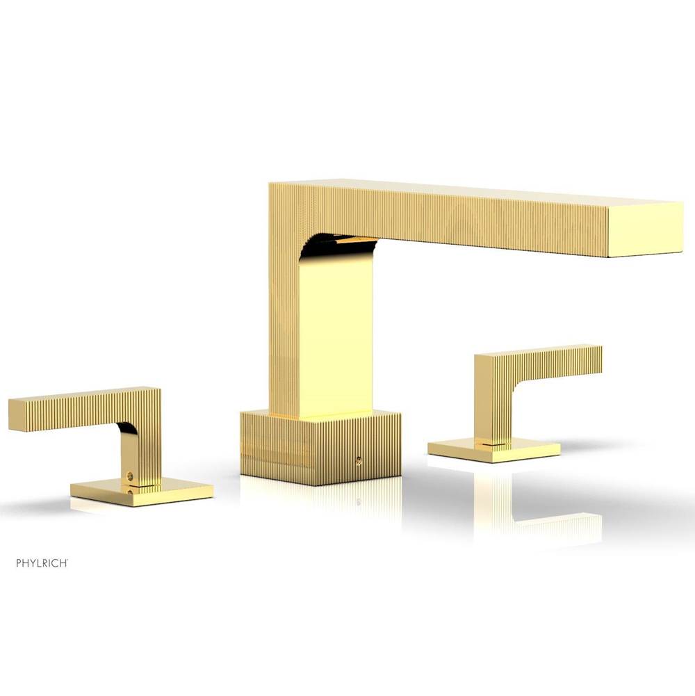 Phylrich - STRIA Deck Tub Set Lever Handles 291-41 - Satin Gold