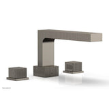 Phylrich - STRIA Deck Tub Set Cube Handles 291-43 - Pewter