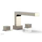 Phylrich - STRIA Deck Tub Set Cube Handles 291-43 - Matte Black