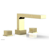 Phylrich - STRIA Deck Tub Set Cube Handles 291-43 - French Brass