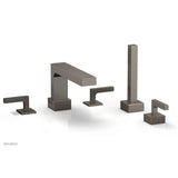 Phylrich - STRIA Deck Tub Set with Hand Shower 291-49 - Burnished Nickel