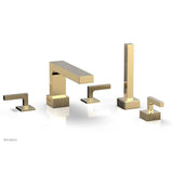 Phylrich - STRIA Deck Tub Set with Hand Shower 291-49 - Polished Nickel
